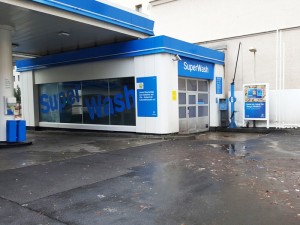 Waschanlage auf einer Aral-Tankstelle